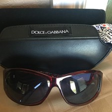 DOLCE & GABBANA women SUNGLASSES DG26295 shiny dark red