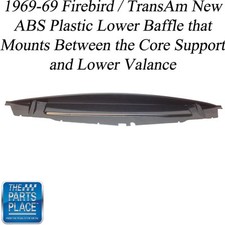 1969-69 Firebird / Trans Am New ABS Plastic Lower Baffle - Made in the USA