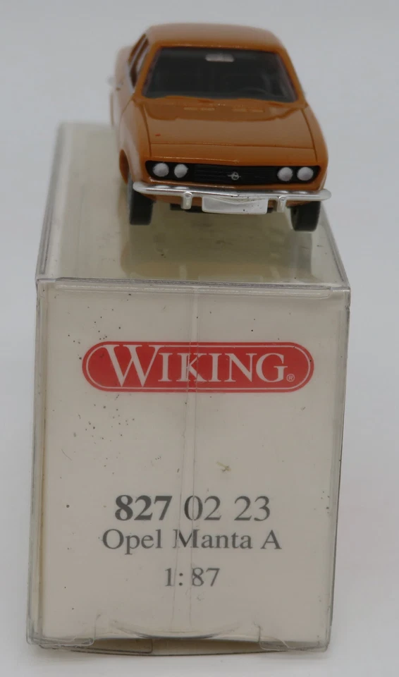 Micro Wiking Ho 1/87 Opel Manta A Marrone Chiaro #8270223 In Scatola - Immagine 2 di 4