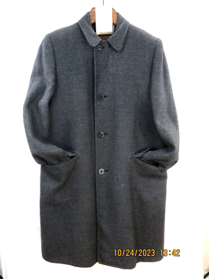 SIMON ACKERMAN-ENGLISH WARMER SZ M/L Wool Men's Charcoal A-Line
