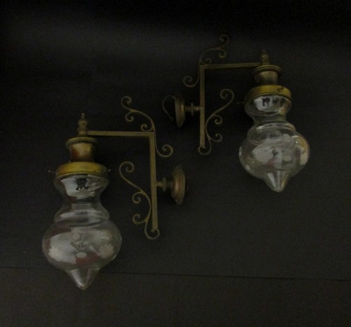 ✅ MERAVIGLIOSA ANTICA GRANDE COPPIA APPLIQUE META' 900 PAIR SCONCES ANTIQUE-4642 - Imagen 3 de 7