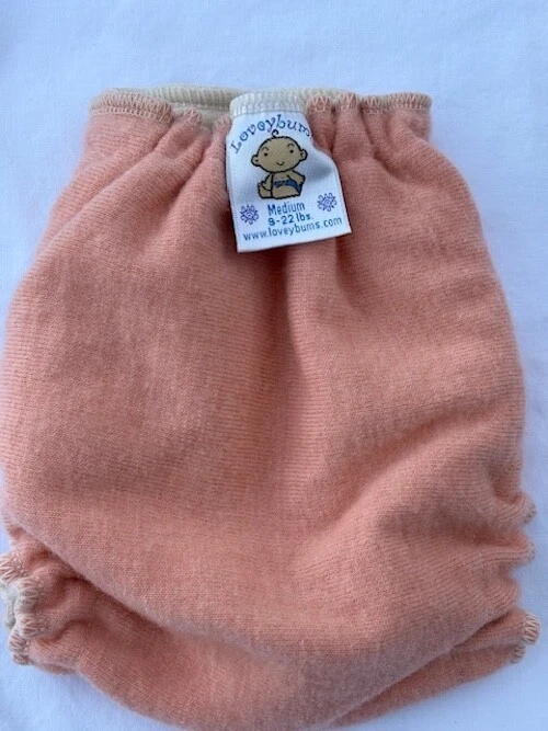 Jersey Loveybums mediano de lana orgánica de calabaza. Tamaño 9-22 libras Foto 2 de 3