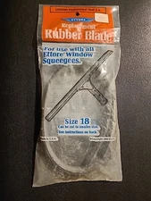Ettore 20018 Squeegee Replacement Rubber Blade For All 18 in. NOS 
