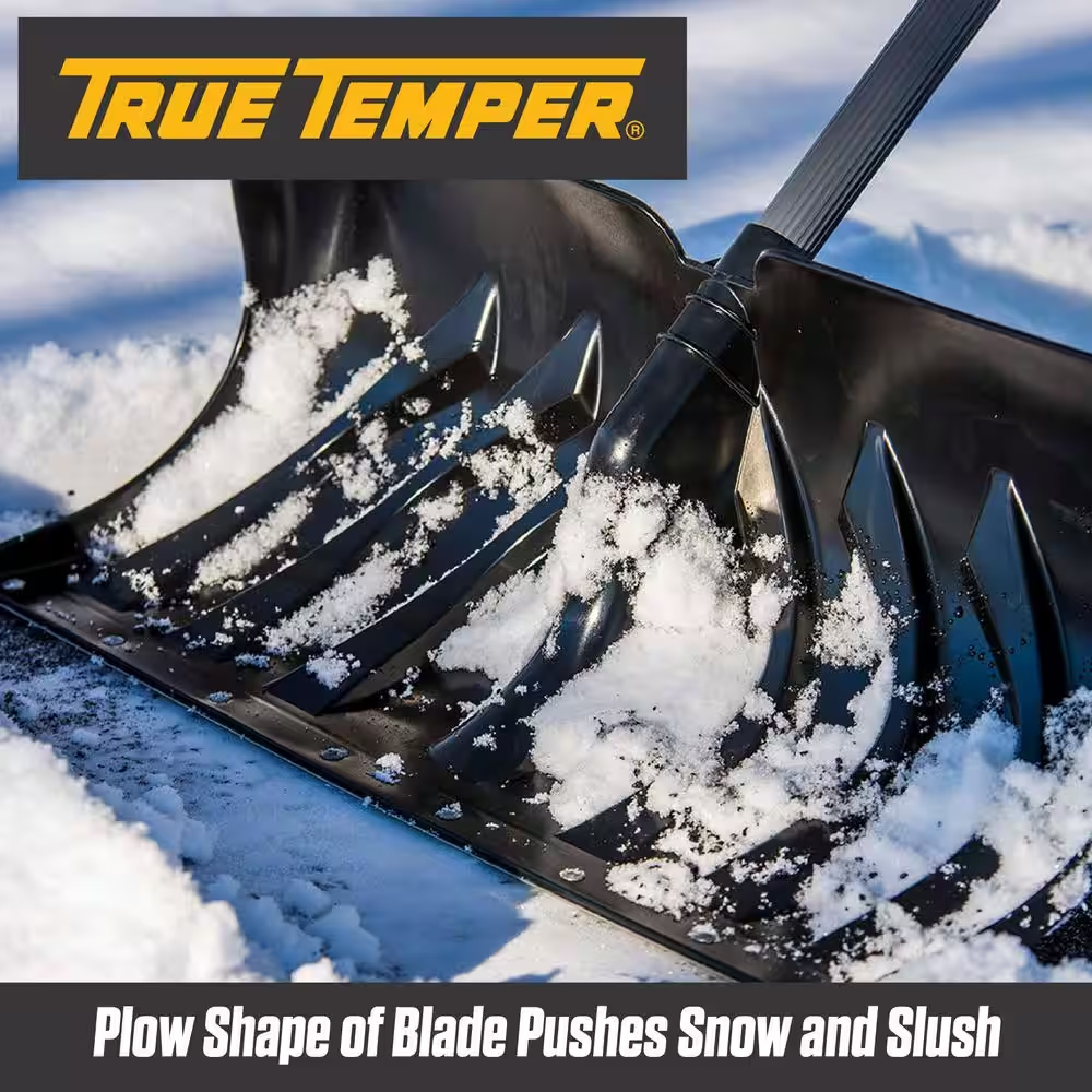 NEW 38.3 In. Steel Handle Plastic Snow Shovel eBay