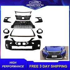 Complete Front Bumper Cover Grille Set Replacement For 2011-2017 Lexus CT200h