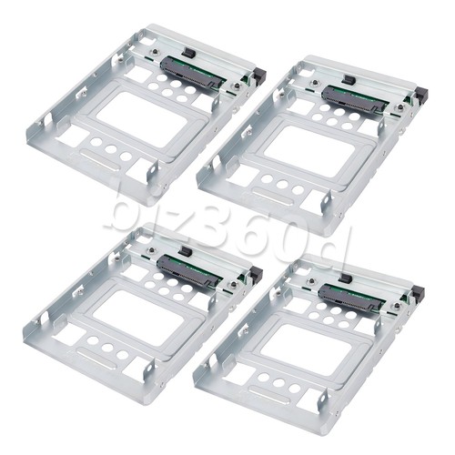654540-001 2.5" to 3.5" SAS SATA SSD Hard Drive Bracket Adapter Mounting Kit - Picture 2 of 6