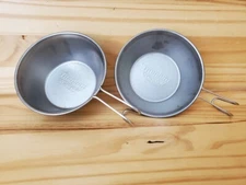 Ever New TITANIUM Japan Sierra 310ml Set of Two (2) Cups Camp Camping EverNew