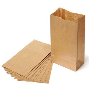 30 Brown Paper Lunch Bags, Snack Bags, Kraft Paper Merchandise / Grocery bags | eBay