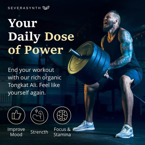 Power & Vitality Capsules for Men - Energy Stamina & Libido Performance Enhancer - Picture 5 of 5