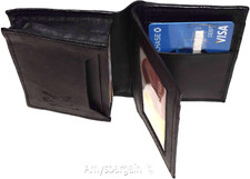 Women men's Leather Business card, Credit case, 50 Cards, ID credit card holder