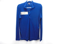 Patagonia Capilene 1/4 Zip Men's Size M Base Layer Shirt Blue Made in USA