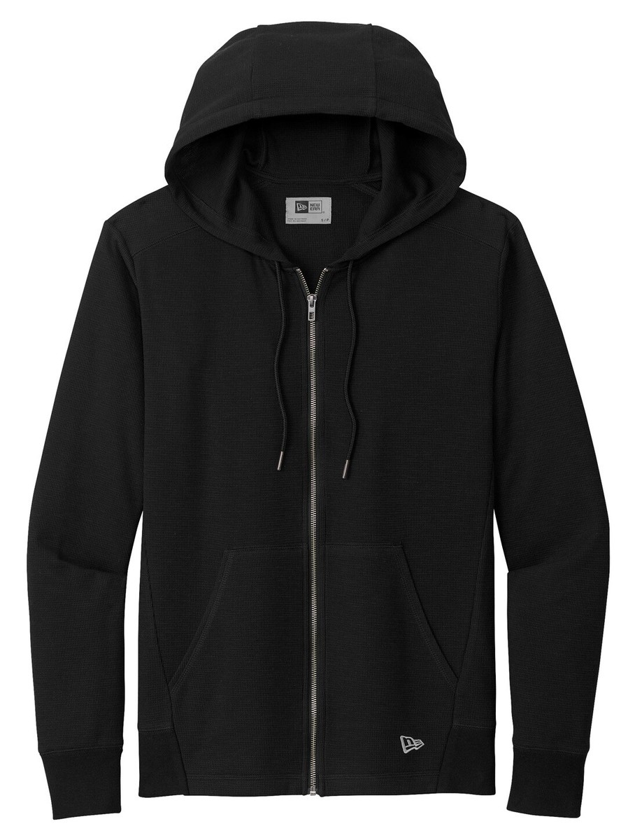 NEW ERA FULL ZIP, LIGHTWEIGHT THERMAL HOODIE, POUCH POCKETS NEW ERA FULL ZIP, LIGHTWEIGHT THERMAL HOODIE, POUCH POCKETS