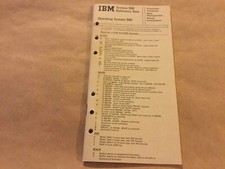 Vintage Rare IBM Operating System 360 Reference Data Assembler Language Manual