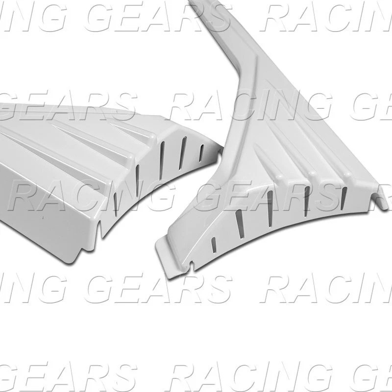 FALDA LATERAL BLANCA ESTILO MP 30.6" DIVISORES BASCULANTES ALAS WINGLET DIFUSOR CANARD Foto 2 de 4