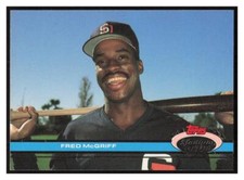 1991 Stadium Club #357 Fred McGriff - San Diego Padres