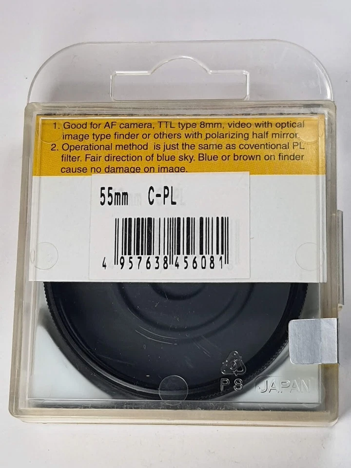 Marumi 55mm Circular Polarizer CPL Glass Lens Filter Japan P-CL 55 mm E-55 E55 - Image 4 of 4