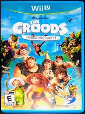 DreamWorks The Croods Prehistoric Party Nintendo Wii U LN perfect cond COMPLETE!