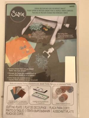NEW! SIZZIX CHROME PRECISION BASE PLATE FOR INTRICATE THINLITS 660470