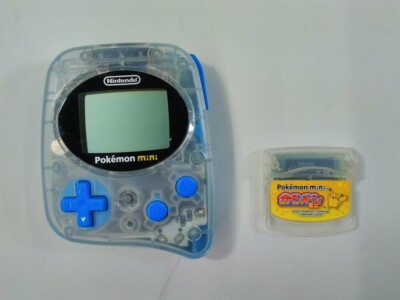 Pokemon mini Nintendo MIN-001 +1 game software, works OK! w/Box