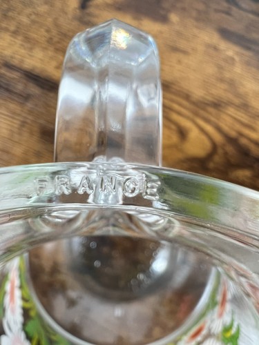 Vintage Arcopal France Glass African Daisy Pattern Jug And Glasses Rare 70s - Picture 7 of 8