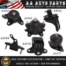 6pcs Engine Motor & Transmission Mount for 2008-2012 Honda Accord l4 2.4L AUTO