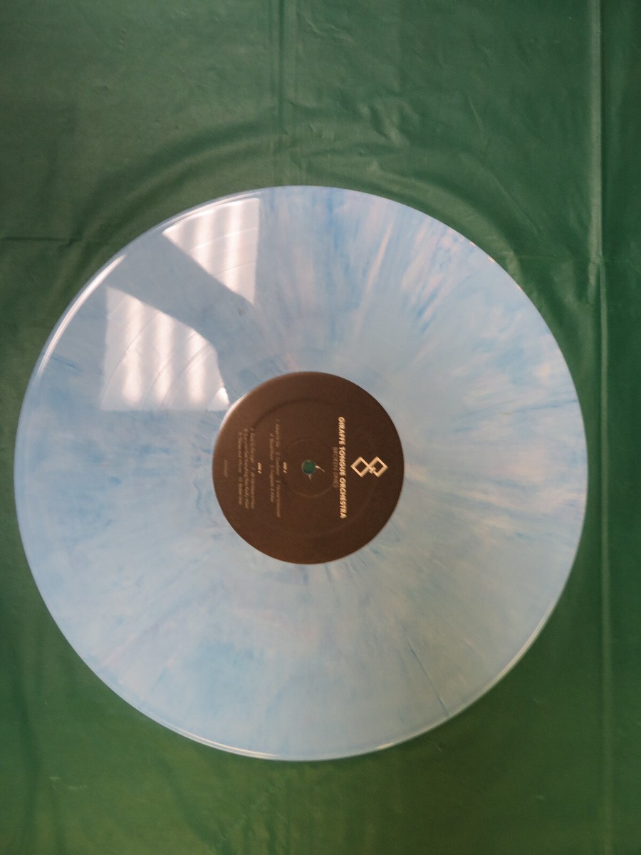 Giraffe Tongue Orchestra-GTO-Broken Lines-BLUE-Record LP
