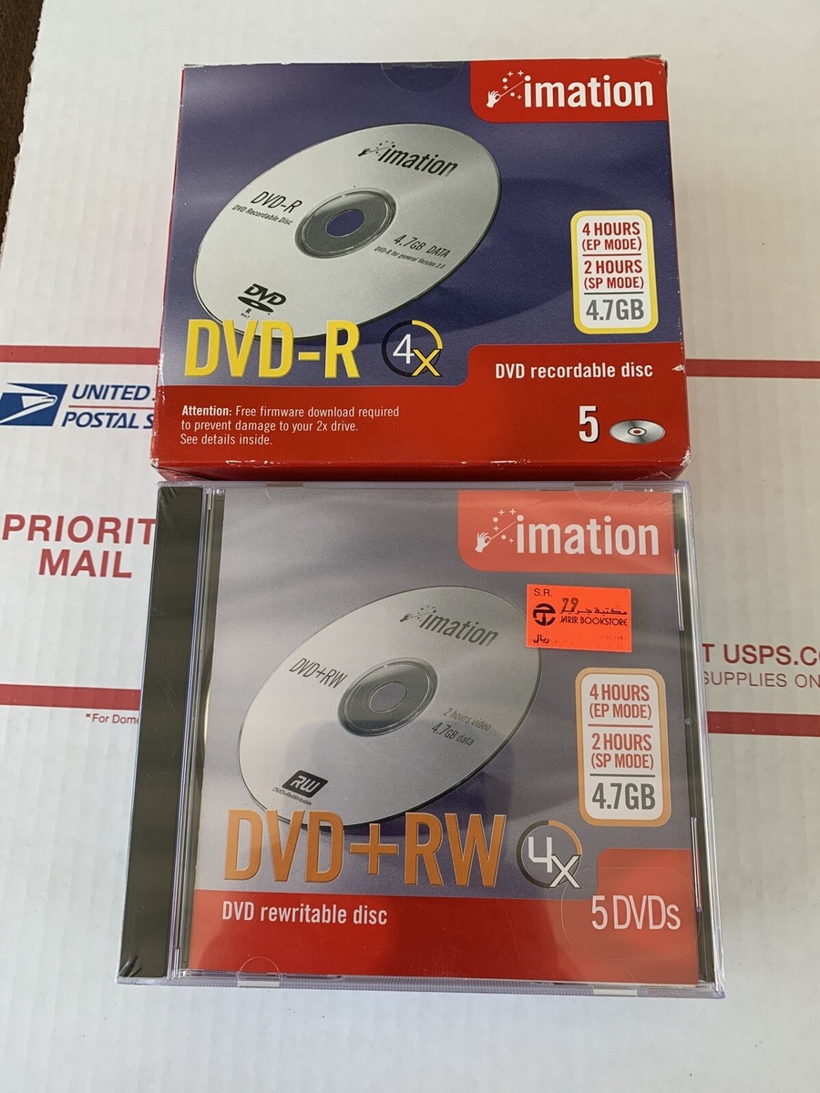 REON ‼︎ DVD DVD+RW An DVD-R 5 Disc Packs DVD ReWritable New Sealed | eBay