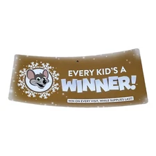 2021 Chuck E. Cheese “WINTER WINNER-LAND Celebration” Christmas Promo Sign 🌟💫