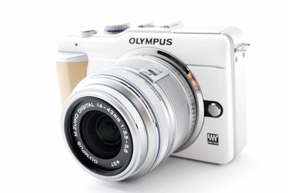 Olympus PEN E-PL1 12.3MP 14-42mm Lens White 