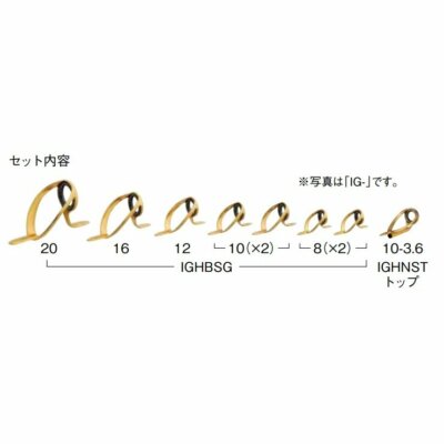 Fuji Kogyo Stainless Steel Frame SiC Guide Set IGHBSG2081 Rod Making Custom Repa
