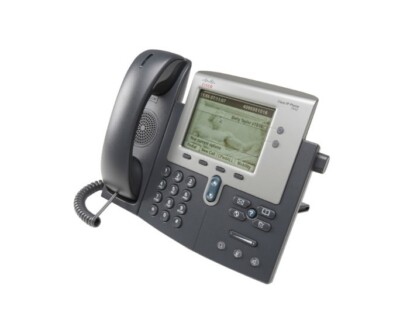 CISCO CP-7942G SCCP SIP AES VOIP Phone + stand + power adapter