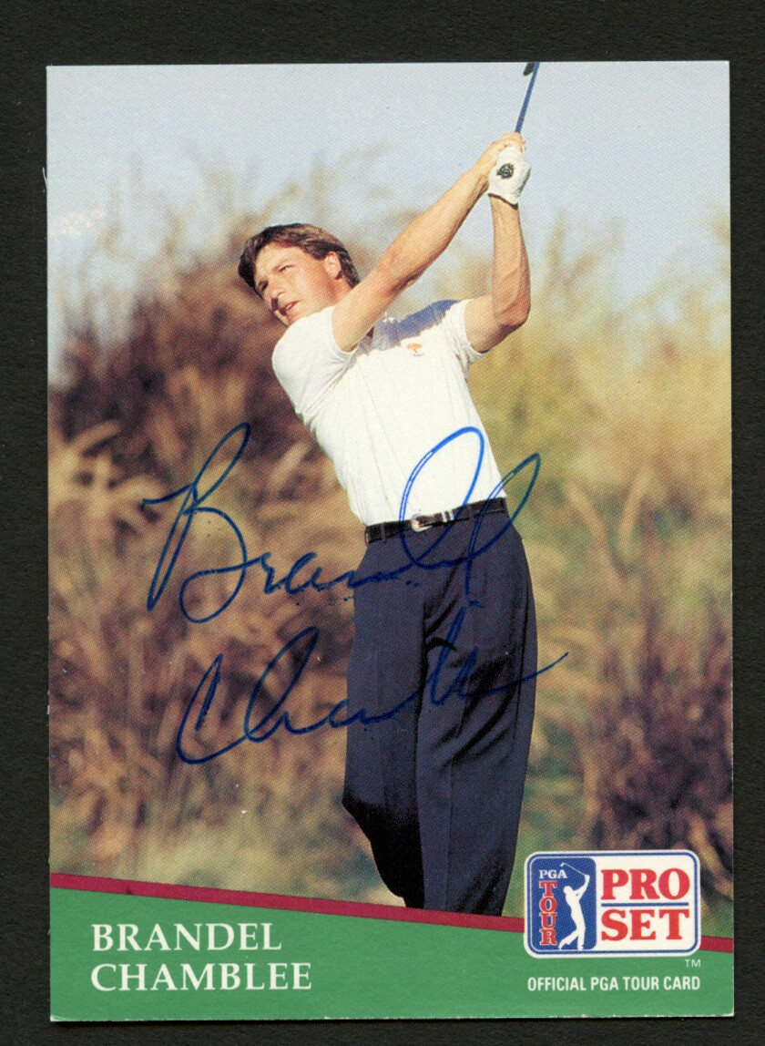 Brandel Chamblee Wrist Watch Brandel Chamblee #15 Signed Autograph