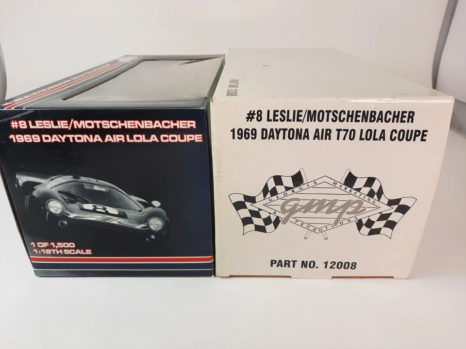 GMP Lola Daytona Air T70 #8 Leslie Motschenbacher 1969 1/18 12008 - Immagine 3 di 3