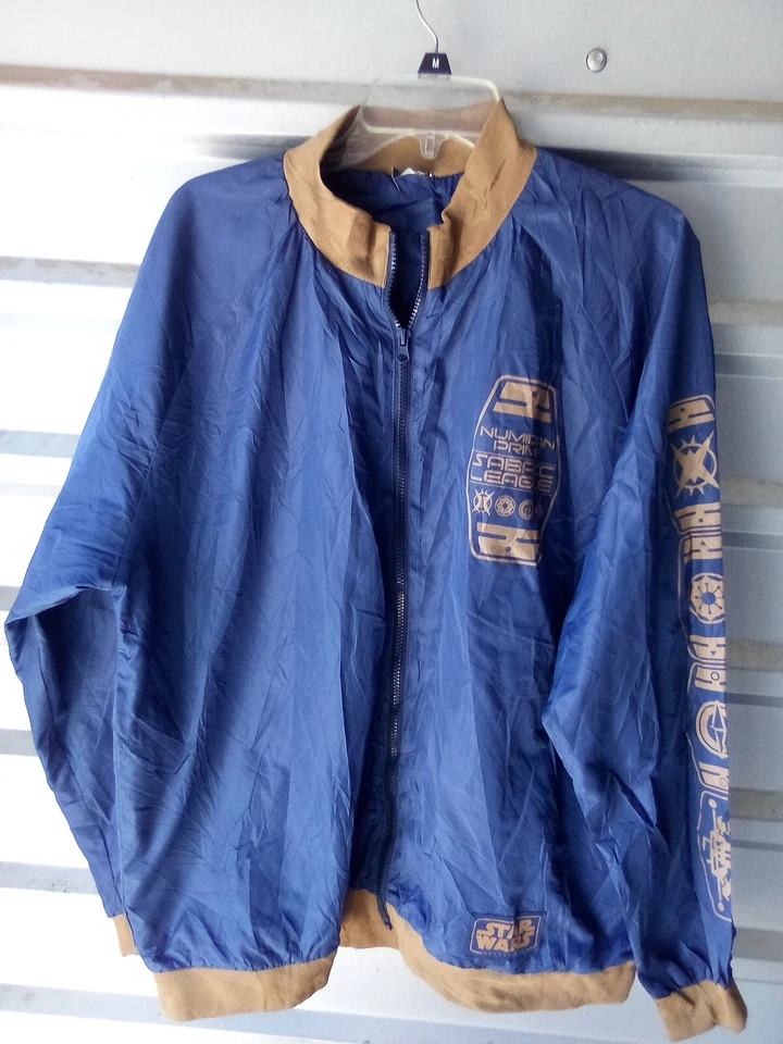 Chaqueta deportiva azul Star Wars Disney Numidian Prime Sabacc League para hombre XL  Foto 2 de 4