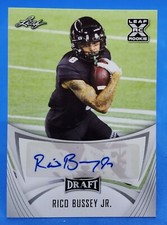 Rico Bussey Jr. 2021 Leaf Draft Rookie Auto  BA-RBJ  NMT-MT FRESH 