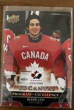 Devon Levi - Program of Excellence - Upper Deck 2023-24 Series 2 Hockey