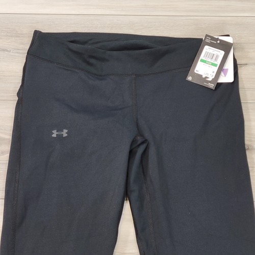 Under Armour Leggings Girls YLG Black Motion New - Picture 4 of 8