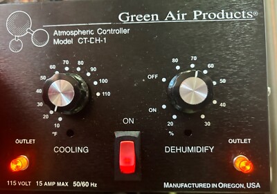 Green Air Products atmospheric controller CT-CH-1  Oregon USA 115 Volt 15 Amp