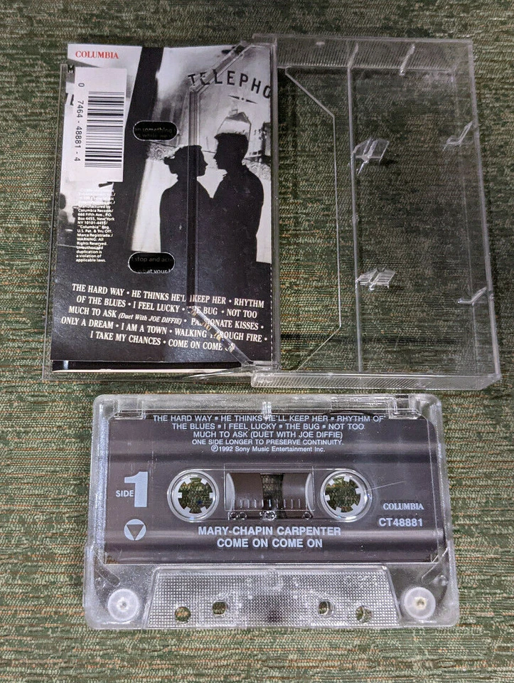 MARY-CHAPIN CARPENTER COME ON COME ON CASSETTE WITH "PASSIONATE KISSES" Foto 2 de 3