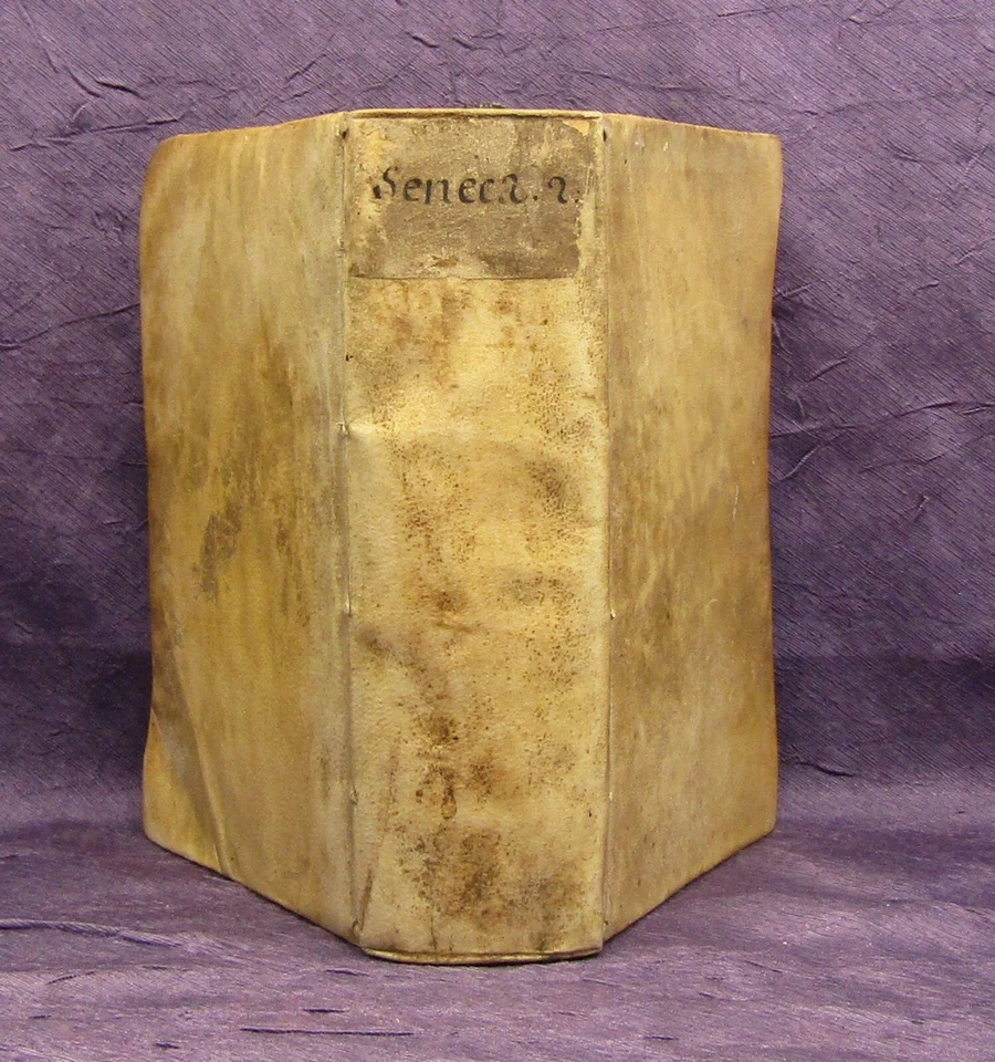 Annaei Senecae M. F. Philosophi Operum Pars Altera 2 Bde. in 1 Philosophie 1619 - Image 2 of 4