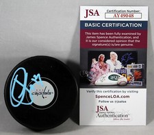 JAKUB VRANA SIGNED WASHINGTON CAPITALS PUCK NHL STAR AUTOGRAPHED +JSA COA