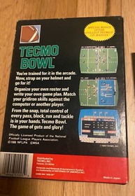 Tecmo Super Bowl (Nintendo NES, 1991) Box And Manual TESTED WORKING