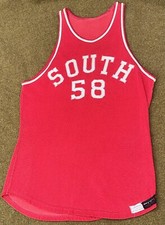 Vintage Macgregor 1950’s Basketball Jersey South 58 Size 42