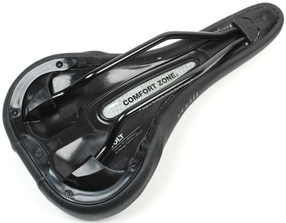 WTB Volt Medium (142mm wide) Black MTB Bike Saddle Unisex Seat Steel Rails - Image 4 of 4