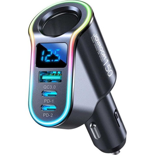 Autoladegerät 1xUSB-A QC 3.0/2 USB-C PD 3.0/1x Zigarettebuchse 150W Joyroom
