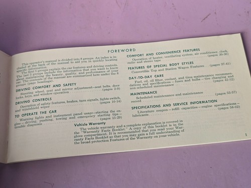 Vintage 1970 FORD Car Auto Operator Owner's Manual Guide 3692-70 OEM - Picture 4 of 4