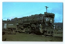 New York Central Railroad 2761 Engine Harmon New York Vintage Postcard