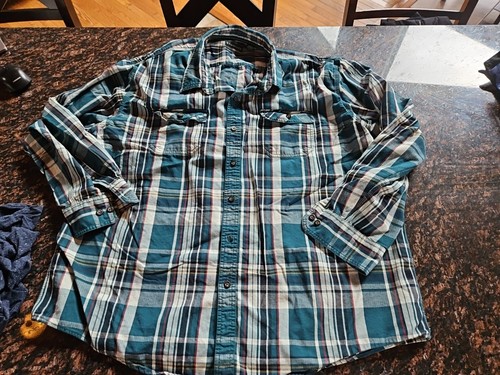 Paket mit 3 Herrenhemden, Größe 3XL, Frenzy Neu mit Etikett, Bass Karo Button-Down & A.E. Shirt - Bild 5 von 10
