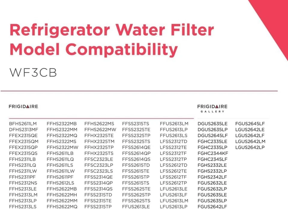 Frigidaire WF3CB Puresource3 Refrigerator Water Filter Replacement | Set of 2 - Image 3 of 4