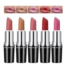 Glitter Lipstick Kit, Full-Coverage Lip Color